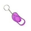Portable Slipper-Style Metal Bottle Opener Keychain | https://www.bestnamebadges.com