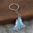 Metal Roller Skate Keychain | https://www.bestnamebadges.com