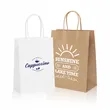 Twisted Handle Kraft Shopper Bag | https://www.bestnamebadges.com