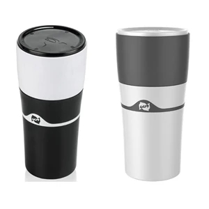 Portable Cold Brew Coffee Maker With a Vacuum Insulated 15oz | https://www.bestnamebadges.com