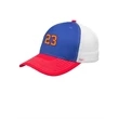Cotton Tri-Color Caps with Mesh Back | https://www.bestnamebadges.com
