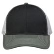 Cotton Tri-Color Caps with Mesh Back | https://www.bestnamebadges.com