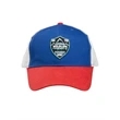 Two Tone Baseball Cap with Mesh Back | https://www.bestnamebadges.com