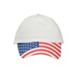 Patriotic Baseball Cap with Adjustable Velcro Strap | https://www.bestnamebadges.com