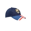 Patriotic Baseball Cap with Adjustable Velcro Strap | https://www.bestnamebadges.com