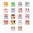 World Cup Flag Temporary Face Tattoo Stickers | https://www.bestnamebadges.com