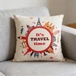 18" Full Color Custom Square Throw Pillow Case W/ | https://www.bestnamebadges.com