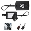 Genuine Leather Luggage Tag W/ Privacy Protection Cover | https://www.bestnamebadges.com