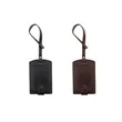 Genuine Leather Luggage Tag W/ Privacy Protection Cover | https://www.bestnamebadges.com