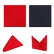 Reusable Cotton Dinner Napkins W/ Embroidered Logo | https://www.bestnamebadges.com