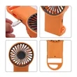 Plastic Mini Foldable Rechargeable Handheld Fan W/ Hook | https://www.bestnamebadges.com