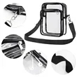 Clear PVC Crossbody Shoulder Bag | https://www.bestnamebadges.com