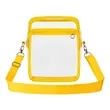 Clear PVC Crossbody Shoulder Bag | https://www.bestnamebadges.com