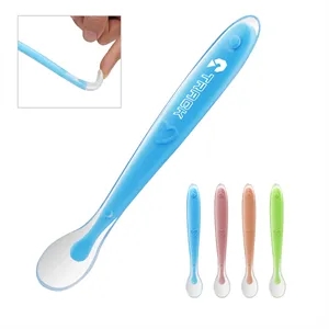 First Stage  Silicone Soft Tip Baby Feeding Spoon