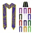 Full Color Custom Polyester Honor Graduation Stoles 72" | https://www.bestnamebadges.com