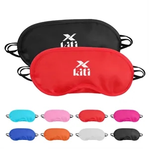 Disposable Polyester Travel Sleep Eye Mask W/ Nose Pad