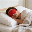 Disposable Polyester Travel Sleep Eye Mask W/ Nose Pad | https://www.bestnamebadges.com