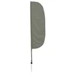 10' Solid-Color Stadium Flutter Flag Kit Single-Sided | https://www.bestnamebadges.com