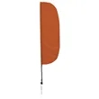 10' Solid-Color Stadium Flutter Flag Kit Single-Sided | https://www.bestnamebadges.com