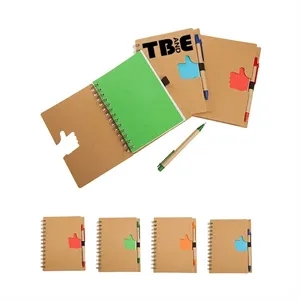 Colorful Finger Spiral Notebook