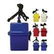Waterproof Swim Box with Necklace Rope | https://www.bestnamebadges.com
