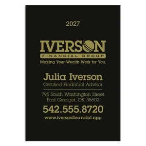 HotLine® Products Leatherette Planner | https://www.bestnamebadges.com