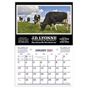 Skinner & Kennedy® Farm Calendar | https://www.bestnamebadges.com