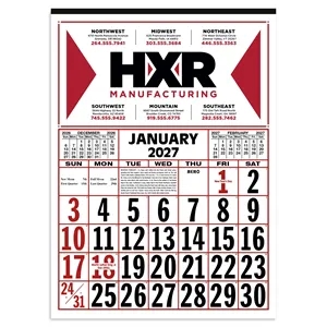 Skinner & Kennedy® Commercial 12-Sheet Calendar | https://www.bestnamebadges.com