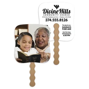 Skinner & Kennedy® Bible Study - Pictorial Fan | https://www.bestnamebadges.com