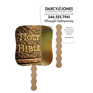 Skinner & Kennedy® Holy Bible - Pictorial Fan | https://www.bestnamebadges.com