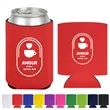 Economy Foam Full Color Can Cooler Ocean | https://www.bestnamebadges.com