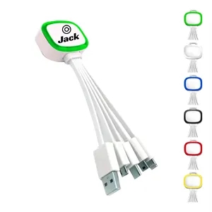 Light Up 5 In 1 Usb Charging Cable
