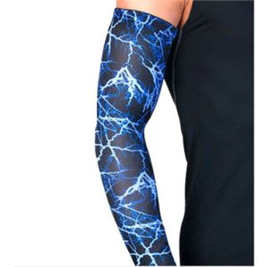 Dye-sublimated compression arm sleeves, Youth & Adult size | https://www.bestnamebadges.com