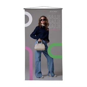 2'W x 4'H Hanging Banner