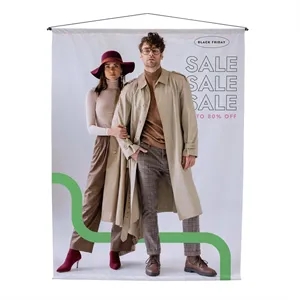 3'W x 4'H Hanging Banner