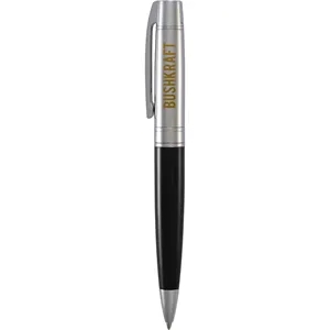 Sheaffer® 300 Glossy Chrome Black Ballpoint | https://www.bestnamebadges.com