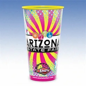 32 oz-Reusable Clear Plastic Cups