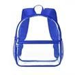 Wide Shoulder Straps Clear Backpack For Stadium | https://www.bestnamebadges.com