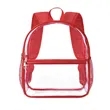 Wide Shoulder Straps Clear Backpack For Stadium | https://www.bestnamebadges.com