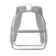 Wide Shoulder Straps Clear Backpack For Stadium | https://www.bestnamebadges.com