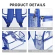 Wide Shoulder Straps Clear Backpack For Stadium | https://www.bestnamebadges.com