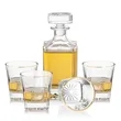Santana Decanter & Gold Rim Set | https://www.bestnamebadges.com