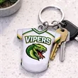 Sports Jersey Short Sleeve Metal Keychain | https://www.bestnamebadges.com