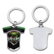 Sports Jersey Short Sleeve Metal Keychain | https://www.bestnamebadges.com