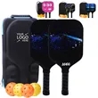 Outdoor Pickleball Paddle with Bag and 4 Balls | https://www.bestnamebadges.com
