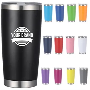 20 Oz. Personalized Custom Insulated Beer Beverage Tumbler | https://www.bestnamebadges.com