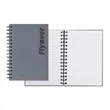 WireO Tucson Medio White Lined Pg Journal | https://www.bestnamebadges.com