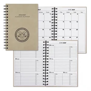 WireO Chia Medio White Academic Planner | https://www.bestnamebadges.com