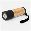 Sleek Bamboo 9 LED Flashlight | https://www.bestnamebadges.com