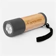 Sleek Bamboo 9 LED Flashlight | https://www.bestnamebadges.com
